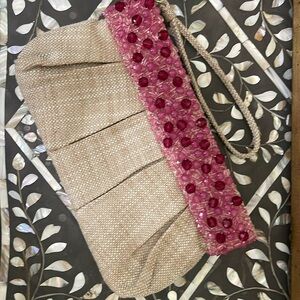 Banana Republic wristlet clutch